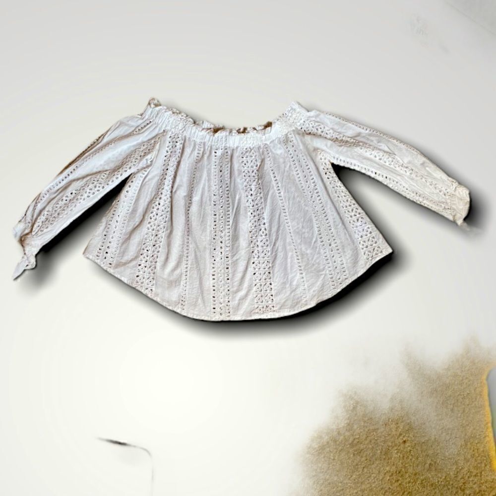 ASTR The Label Bardot White Off The Shouder Top